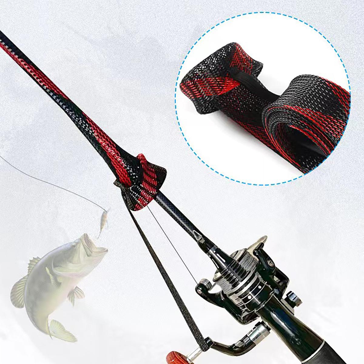 Fishing Rod Spinning - Защитный чехол-сетка для рыболовных удилищ, подходит
