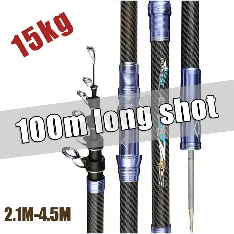 Fishing Rod Surf - Лучшая телескопическая портативная вращающаяся удочка для