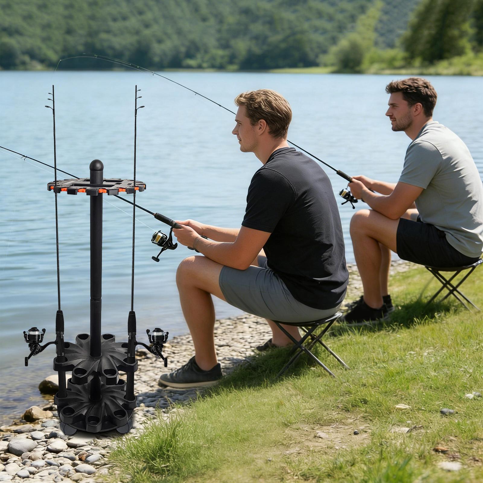 Вертикальная подставка для удо – обзор и цена Fishing Rod Rack