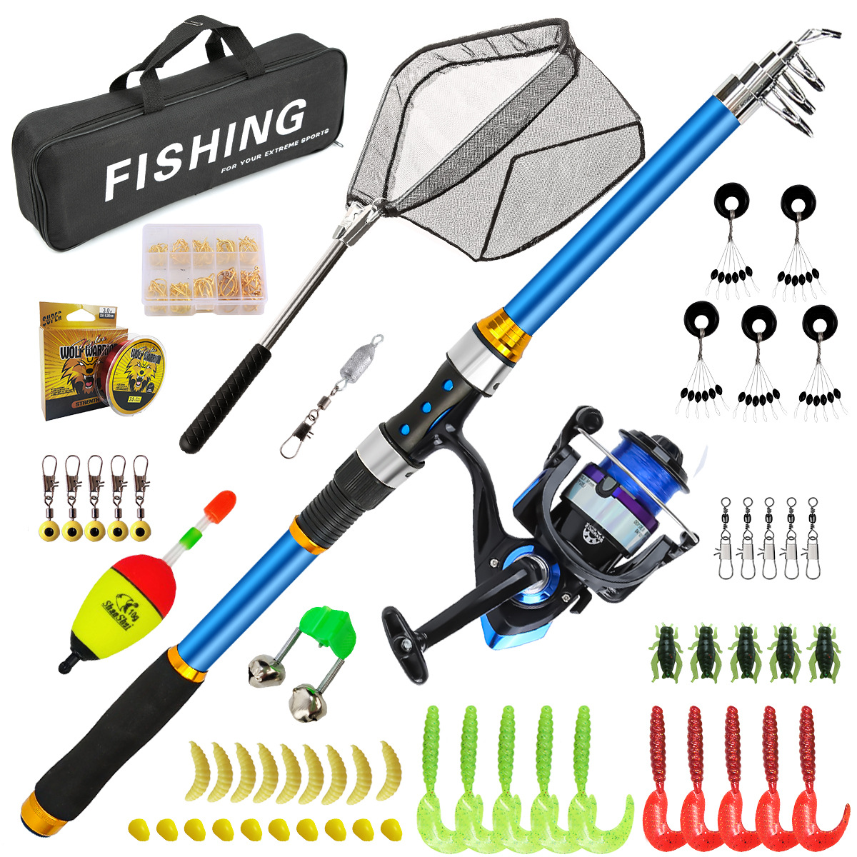 Набор телескопических удочек и – обзор и цена Fishing Rod Combo