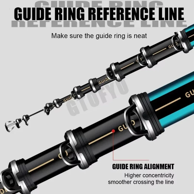 Удочки 2,7 м-7,2 м, высокие 60 – обзор и цена Fishing Rod Surf