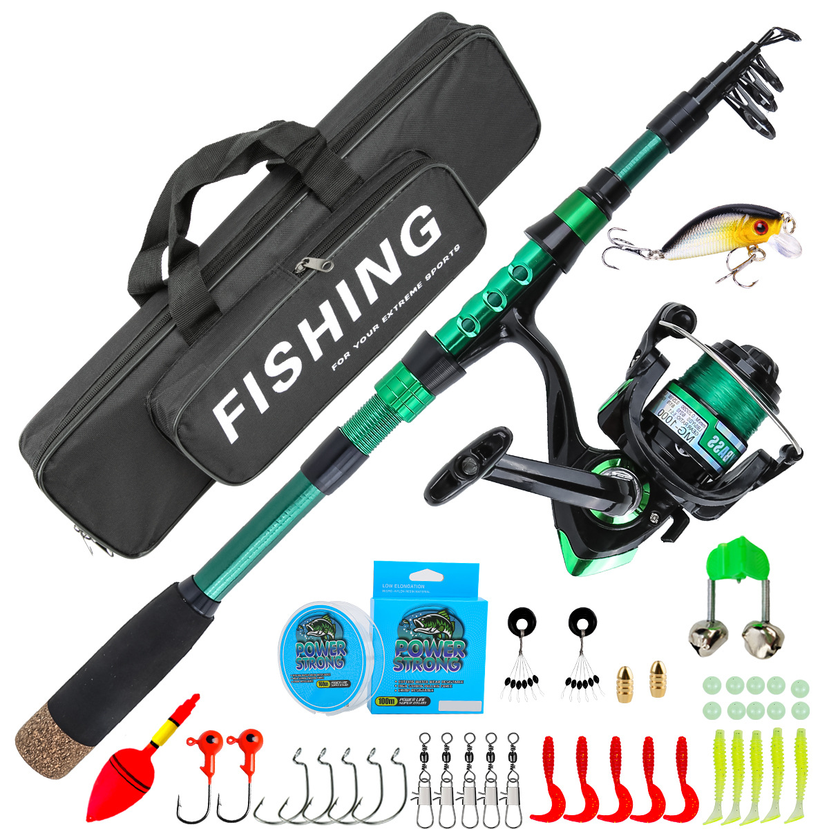 Удочка телескопическая из карб – обзор и цена Fishing Rod Combo